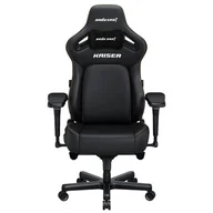 Fotele gamingowe - Anda Seat Kaiser 4 L Gamingowy do 120kg Skóra Eco Czarny - miniaturka - grafika 1