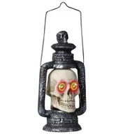 Świeczniki - Widmann Andreas 7827h  trupia czaszka dekoracyjna latarnia z wymiennym, około 35 cm (SA-7827H) - miniaturka - grafika 1