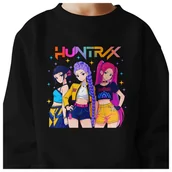 Bluzy dla dziewczynek - BLUZA DZIECIĘCA KPOP DEMON HUNTERS HUNTRIX 104 BAWEŁNIANA JAKOŚĆ - miniaturka - grafika 1