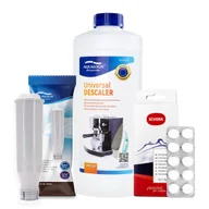 Akcesoria i części do ekspresów do kawy - Zestaw Nivona - AL-TES46, Uniwersalny Odkamieniacz Aqualogis 1L, Latteo 250ml, NIVONA NIRT701 Tabletki Czyszczące 10 szt. - miniaturka - grafika 1