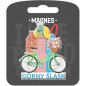 Magnesy - PAN DRAGON Magnes I love Poland Górny Śląsk ILP-MAG-C-KAT-16 - miniaturka - grafika 1