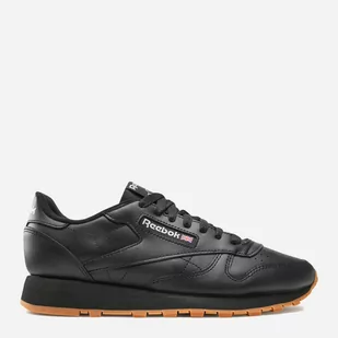 Męskie buty sportowe Reebok Classic Leather 100008493 44.5 (11US) 29 cm Czarne (4065419120301) - Buty sportowe męskie - miniaturka - grafika 1