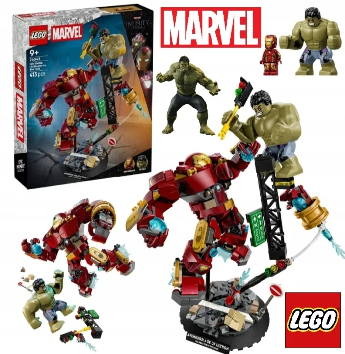 LEGO MARVEL EPICKA BITWA: HULKBUSTER KONTRA HULK DZIEŃ DZIECKA