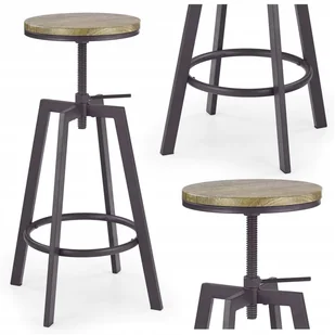 Hoker do Kuchni H64 Old Vasion Coffe Metalowy - Taborety i hokery - miniaturka - grafika 1
