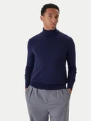 Swetry męskie - Kappa Golf 6005650 830 Granatowy Regular Fit - miniaturka - grafika 1