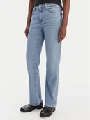 Spodnie damskie - BOSS Jeansy Parkway 50552441 Niebieski Slim Fit - miniaturka - grafika 1