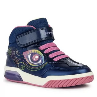Buty dla dziewczynek - Sneakersy Geox J Inek Girl J36ASB 0NFEW C4243 D Navy/Multicolor - grafika 1