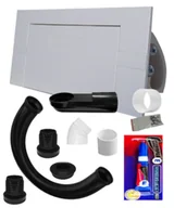 Akcesoria do odkurzaczy - SZUFELKA AUTOMATYCZNA KITVAC BIAŁA +PRZYŁĄCZE - miniaturka - grafika 1