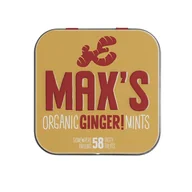 Cukierki - Max's Organic Miętuski imbirowe Ginger Mints 35g BIO - miniaturka - grafika 1