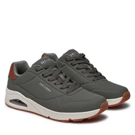 Sneakersy męskie - Sneakersy Skechers Uno - Suited On Air 183004 Zielony - miniaturka - grafika 1