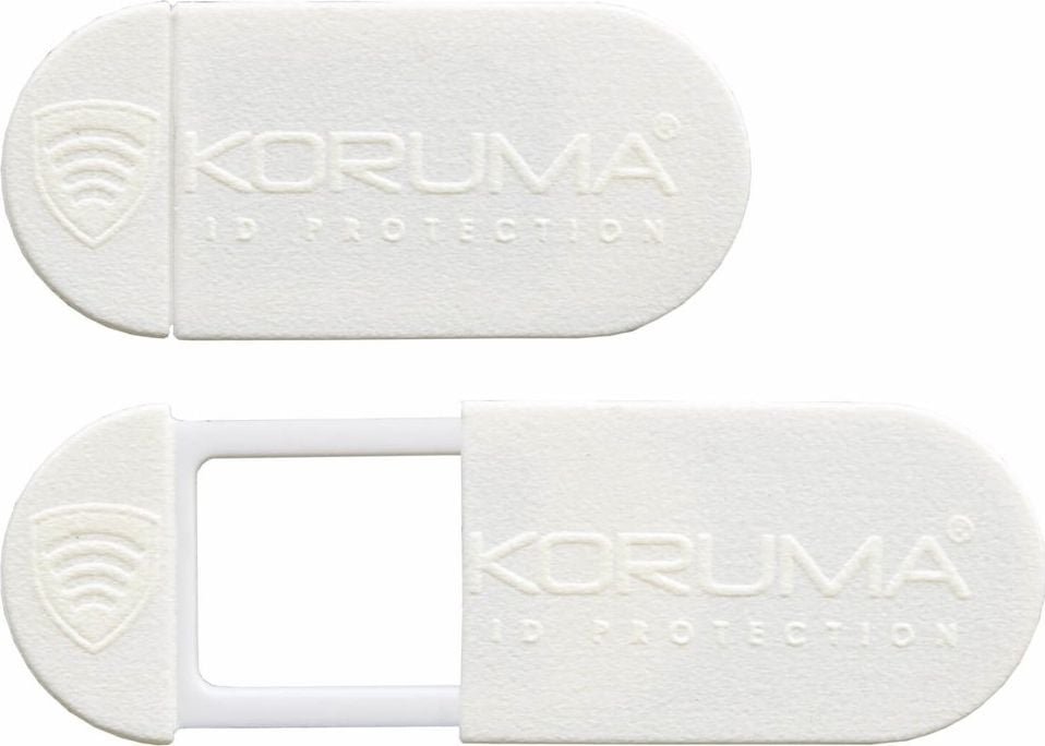 KORUMA Dekielek  Biała zaślepka na kamerę Koruma KUK-104WHT Uniwersalny