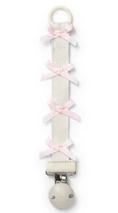 Elodie Details Klips Do Smoczka Z Drewnem All About Bows - Akcesoria do smoczków - miniaturka - grafika 1