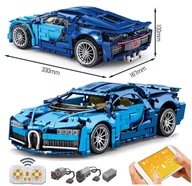 Klocki - Klocki Sterowany Supercar Bugatti Chiron 1388-Klocków 2-Silniki Pilot 33Cm - miniaturka - grafika 1