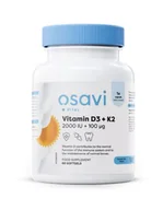Witaminy i minerały - Osavi Witamina D3 + K2, 2000 IU + 100 µg, 60 kapsułek softgel - miniaturka - grafika 1