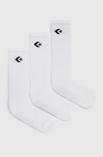 Converse skarpetki 3-pack męskie kolor biały - Skarpetki męskie - miniaturka - grafika 1