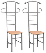 Wieszaki i stojaki - Zestaw dwóch metalowych krzeseł z wieszakiem G0-H00 - miniaturka - grafika 1