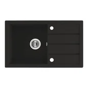 Zlewozmywaki - Laveo Trzynastka zlewozmywak granitowy 79x48cm SBP_711T SBP_711T - miniaturka - grafika 1