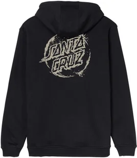 bluza męska SANTA CRUZ ERODE DOT MONO HOOD Black - Bluzy męskie - miniaturka - grafika 1
