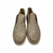 Mokasyny męskie - Mokasyny męskie zamszowe Old Money 44 - miniaturka - grafika 1