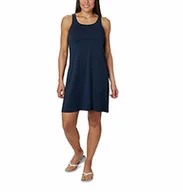 Sukienki - Columbia Sukienka damska z zamrażarką Iii z materiału odprowadzającego i ochrony przeciwsłonecznej z zamrażarką TM Iii sukienka Granatowy Collegiate Navy 3X - miniaturka - grafika 1