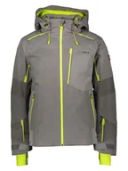 Kurtki narciarskie - SPYDER Kurtka narciarska "Leader" w kolorze szarym - miniaturka - grafika 1