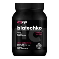 Odżywki białkowe - Białechko Shake truskawkowy Proszek do rozpuszczania, 600 g - miniaturka - grafika 1