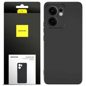 Etui i futerały do telefonów - Spacecase Etui Silicone Case 3.0 Oppo Reno13 F/FS 5G black - miniaturka - grafika 1