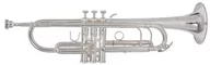 Instrumenty dęte - Roy Benson Trąbka Bb posrebrzana TR-403S z lekkim etui prostokątnym RB701086 - miniaturka - grafika 1