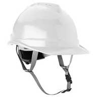 Odzież robocza - Hełm kask przemysłowy ochronny z paskiem podbródkowym lekki biały NEO 97-221 - miniaturka - grafika 1