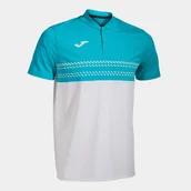 Tenis ziemny - Koszulka męska Joma Smash Short Sleeve Polo white/blue S - miniaturka - grafika 1