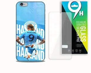 ETUI CASE DO APPLE IPHONE 6 / 6S + SZKŁO HARTOWANE- ERLING HAALAND PIŁKA - Etui i futerały do telefonów - miniaturka - grafika 1