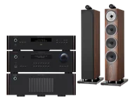 Zestawy stereo - Rotel RC-1590 MkII (czarny) + RCD- 1572 MkII (czarny) + RB-1582 MkII (czarny) + 702 S3 (mokka) - miniaturka - grafika 1