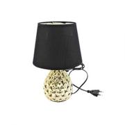 Lampy stojące - Lampka ceramiczna Glamour Malinea złota złoty - miniaturka - grafika 1