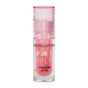 Makeup Revolution Pout Lip Oil Olejek Do Ust, Glam Pink Shimmer - Błyszczyki do ust - miniaturka - grafika 1