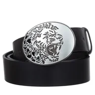 Paski - Pasek męski skórzany Kaletnik Lew 4 cm - miniaturka - grafika 1