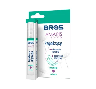BROS AMARIS SPRAY ŁAGODZĄCY UKĄSZENIA 9ML - Zwalczanie i odstraszanie szkodników - miniaturka - grafika 1