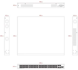 Managed L3 - 48 x Gigabit Managed L3 - 48 x Gigabit - Switche - miniaturka - grafika 1