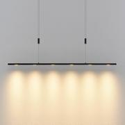 Lampy sufitowe - Lucande Stakato żyrandol LED 6-pkt. długość 120 cm - miniaturka - grafika 1