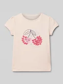 Koszulki dla dziewczynek - T-shirt z nadrukowanym motywem - miniaturka - grafika 1