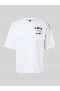 T-shirt o kroju regular fit z nadrukiem z logo model Running Dog - G-Star Raw - Koszulki męskie - miniaturka - grafika 1