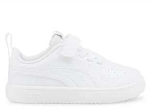Buty dziecięce Puma 38431401 RICKIE AC + INF Białe - Buty dla dziewczynek - miniaturka - grafika 1