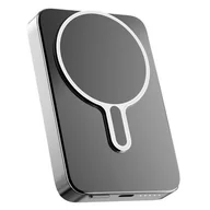 Powerbanki - Powerbank indukcyjny 3MK MagSnap Go 10000mAh 20W Szary - miniaturka - grafika 1
