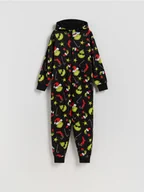 Skarpetki dla dzieci - Reserved - Piżama Grinch - czarny - miniaturka - grafika 1