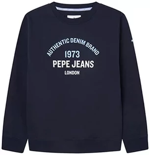 Bluzy dla chłopców - Pepe Jeans Timothy bluza chłopięca, Niebieski (Dulwich), 8 Lat - grafika 1