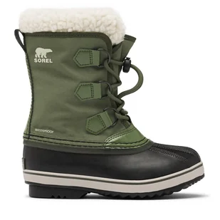 Śniegowce Sorel Yoot Pac™ Nylon Wp 2114111371 Zielony - Buty dla chłopców - miniaturka - grafika 1