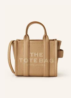 Torebki damskie - Marc Jacobs Torba Shopper The Mini Tote Bag Leather braun - grafika 1