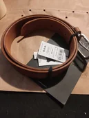 Paski - PUCCINI Pasek brązowy skórzany- Produkt męski - miniaturka - grafika 1