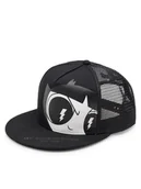 Czapki dla dzieci - Sprandi Czapka z daszkiem ACCCS-AW23-103WBPPG Czarny - miniaturka - grafika 1