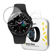 Akcesoria do smartwatchy - Wozinsky Watch Glass hybrydowe szkło do Samsung Galaxy Watch 4 40 mm czarny - miniaturka - grafika 1