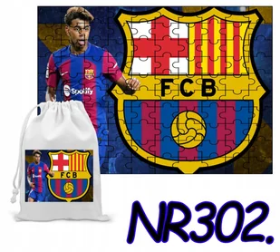 PUZZLE 70 EL. UKŁADANKA LAMINE YAMAL BARCA PREZENT+ WORECZEK Z NADRUKIEM - Puzzle - miniaturka - grafika 1